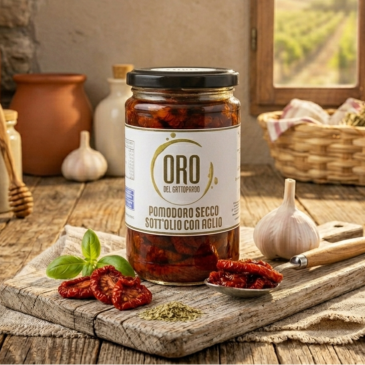Pomodoro Secco Sott'Olio con Aglio